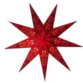 Red Ganesha 9-Point Paper Star Lantern
