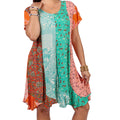 Wildflower Patchwork Short Summer Dress