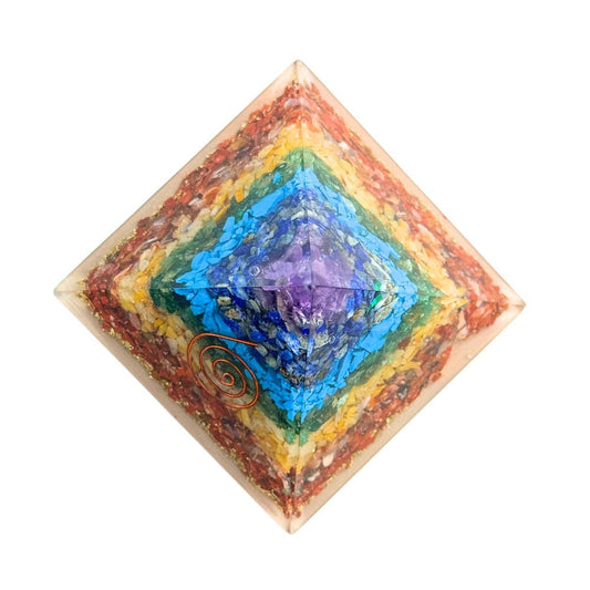 Orgonite Pyramid - 7 Chakra