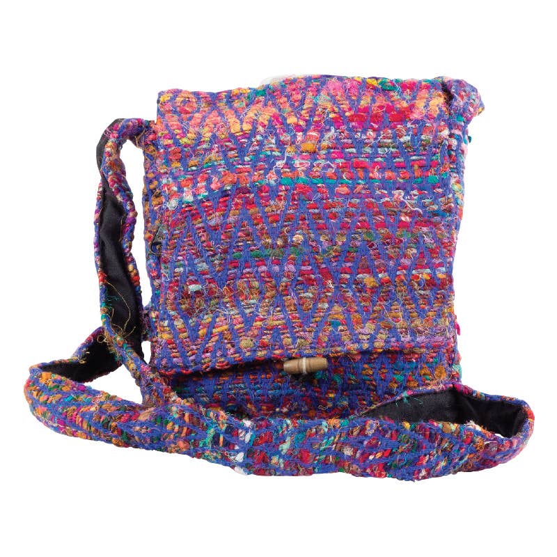 Recycled Silk Purse With Toggle