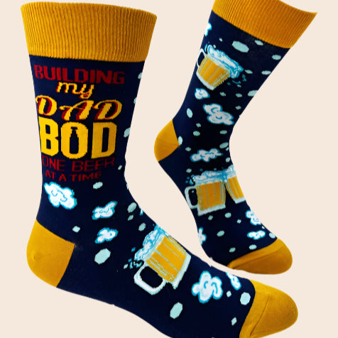 Dad Bod Beer Men's Socks