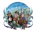 Gnome Bluegrass Sticker