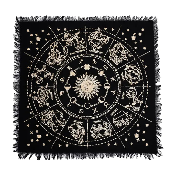 Gold Zodiac Altar Cloth