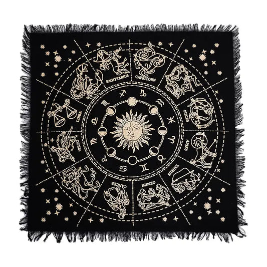 Gold Zodiac Altar Cloth