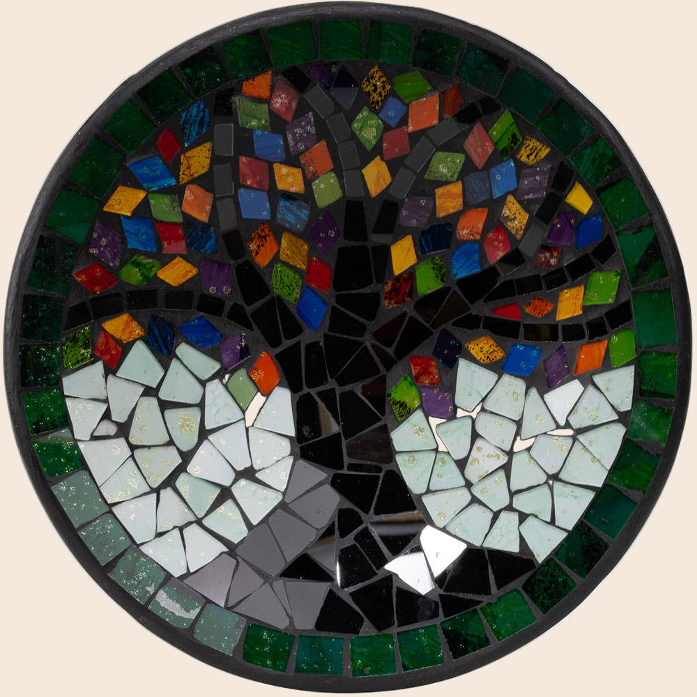 Tree of Life Mosaic Bowl