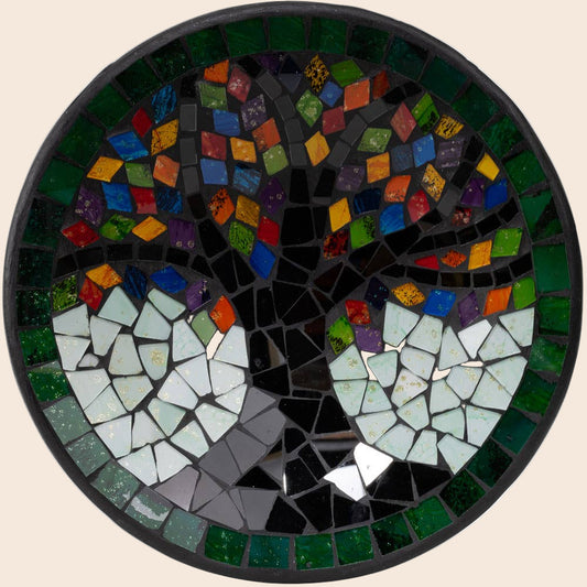 Tree of Life Mosaic Bowl