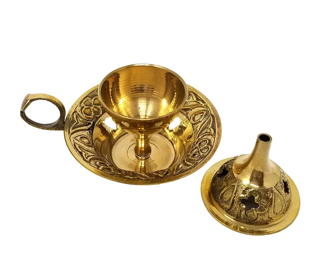3" Brass Cone Burner with Handle