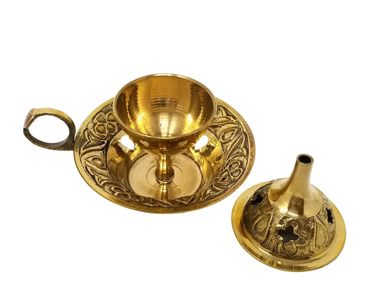 3" Brass Cone Burner with Handle
