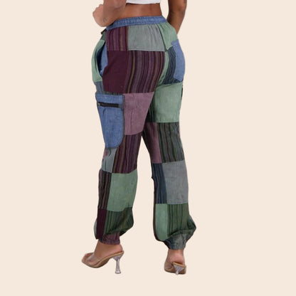 Earth Toned Patchwork Pants