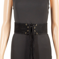 Vegan Leather Multi Strap Waist Belt