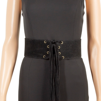Vegan Leather Multi Strap Waist Belt