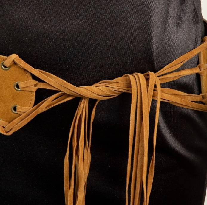 Vegan Leather Multi Strap Waist Belt