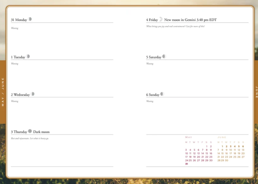 2027 Lunar and Seasonal Planner