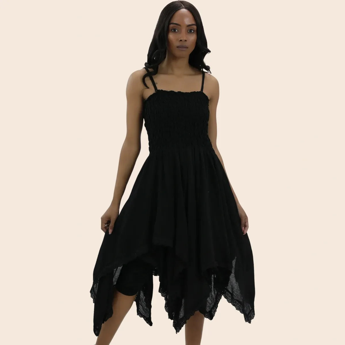 Fairy Hem Smoked Dress