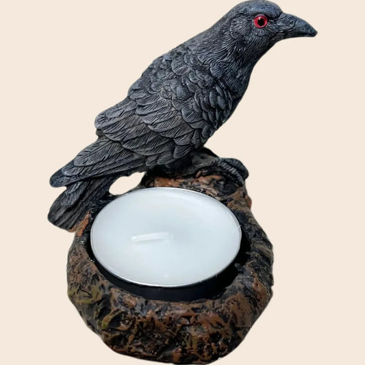 Raven Tealight Holder