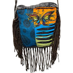 Razor Cut Butterfly Bag with Fringe
