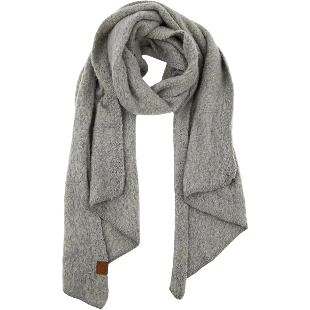 Bias Cut Whipstitched Edging Long Scarf