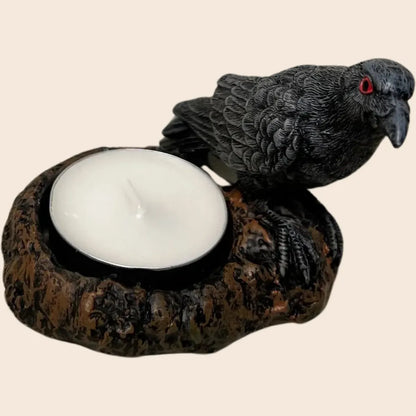 Raven Tealight Holder