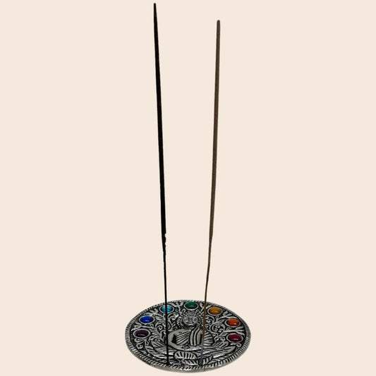 Chakra Buddha Disk Incense Burner