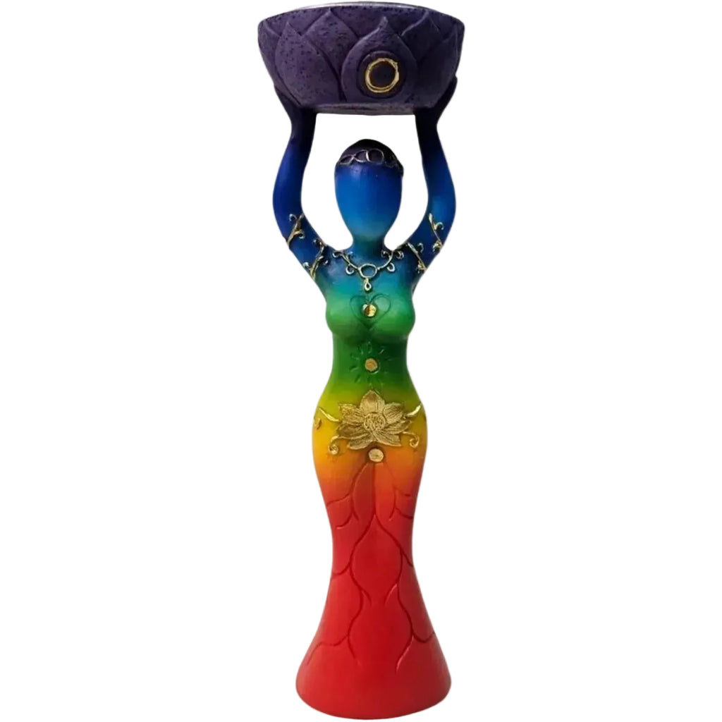 Chakra Goddess T-Light Holder