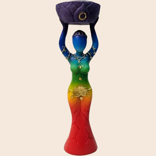 Chakra Goddess T-Light Holder