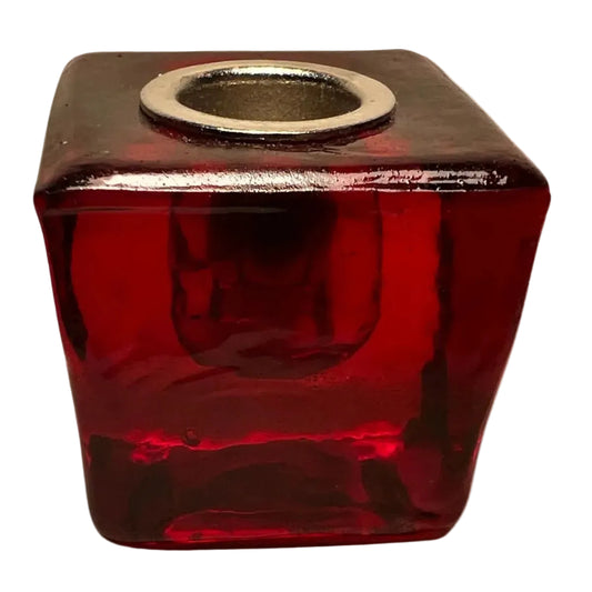 Cube Glass Spell Candle Holder