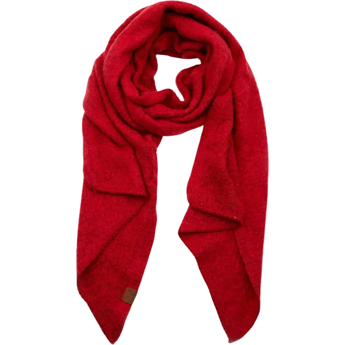 Bias Cut Whipstitched Edging Long Scarf