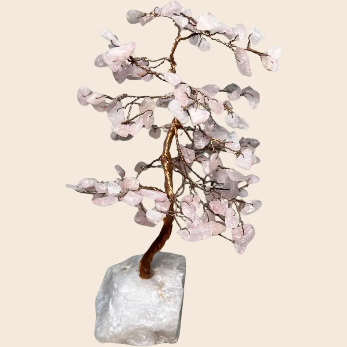 Rose Quartz Chip Tree