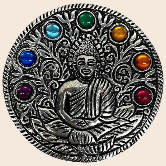 Chakra Buddha Disk Incense Burner