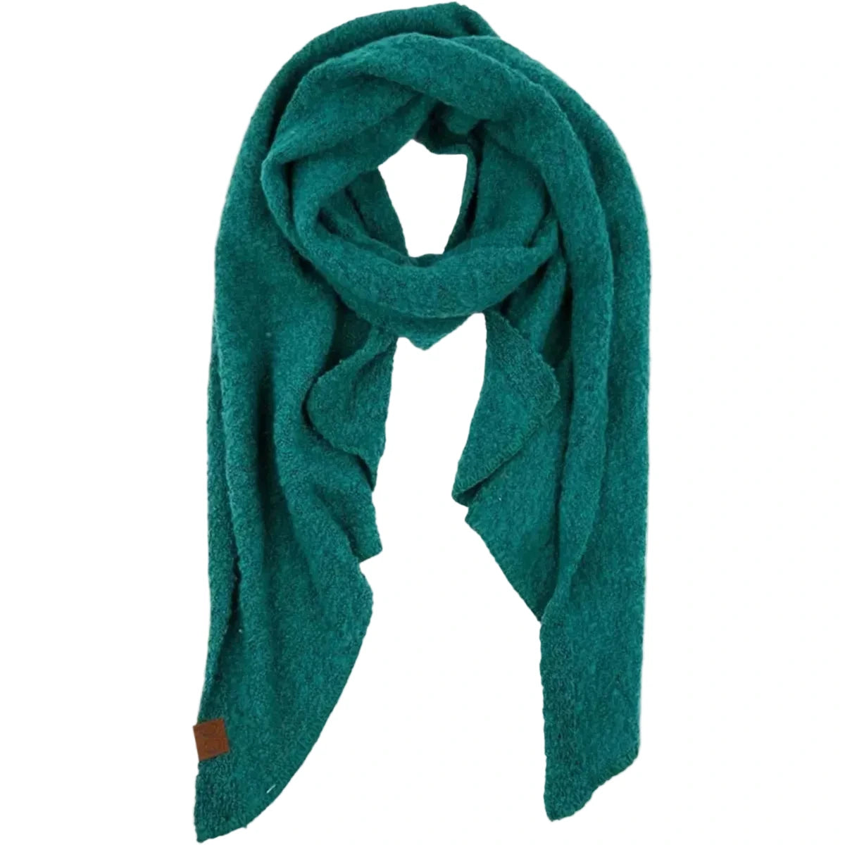 Bias Cut Whipstitched Edging Long Scarf