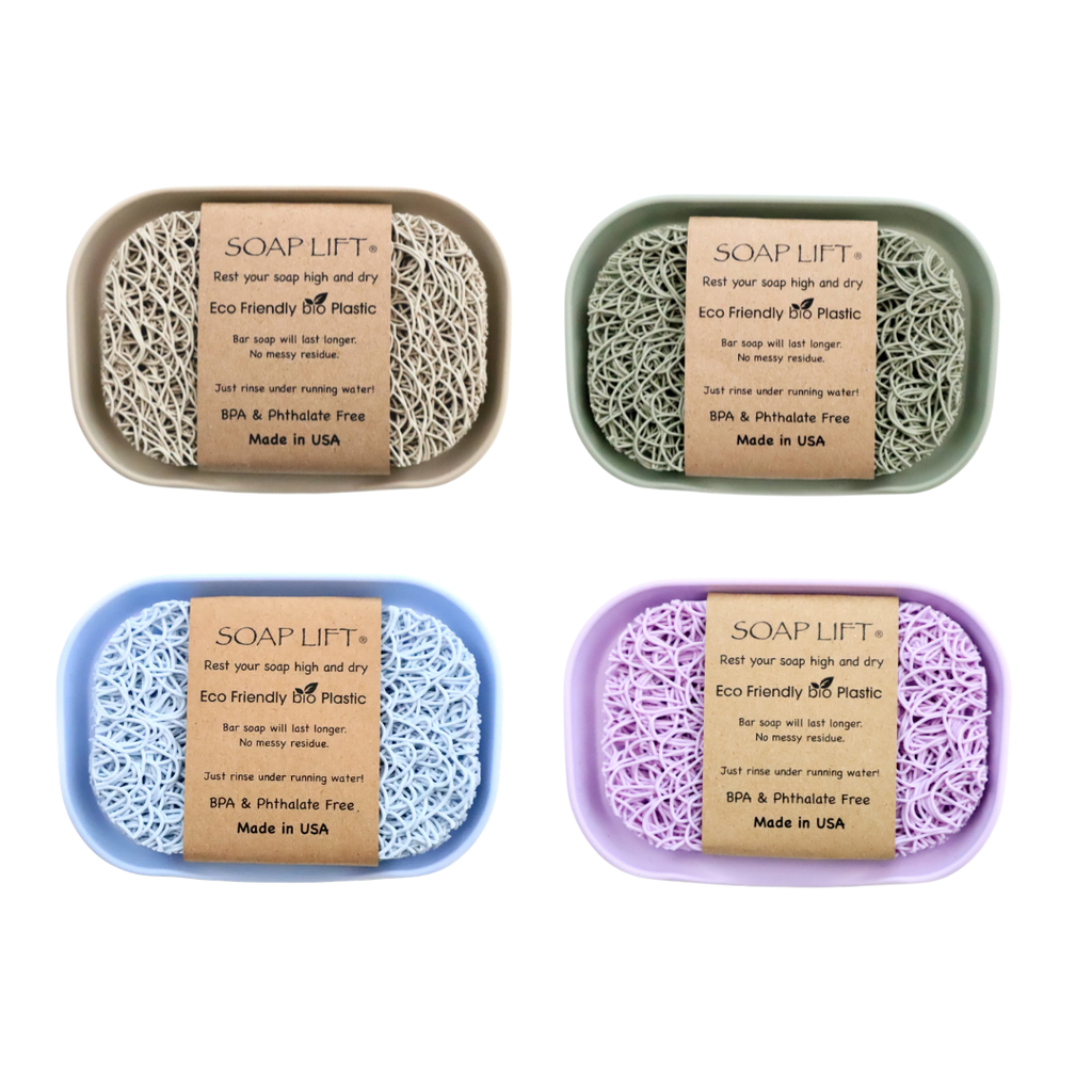 Waterfall Soap Dish Set w/ Soap Lift Soap Saver