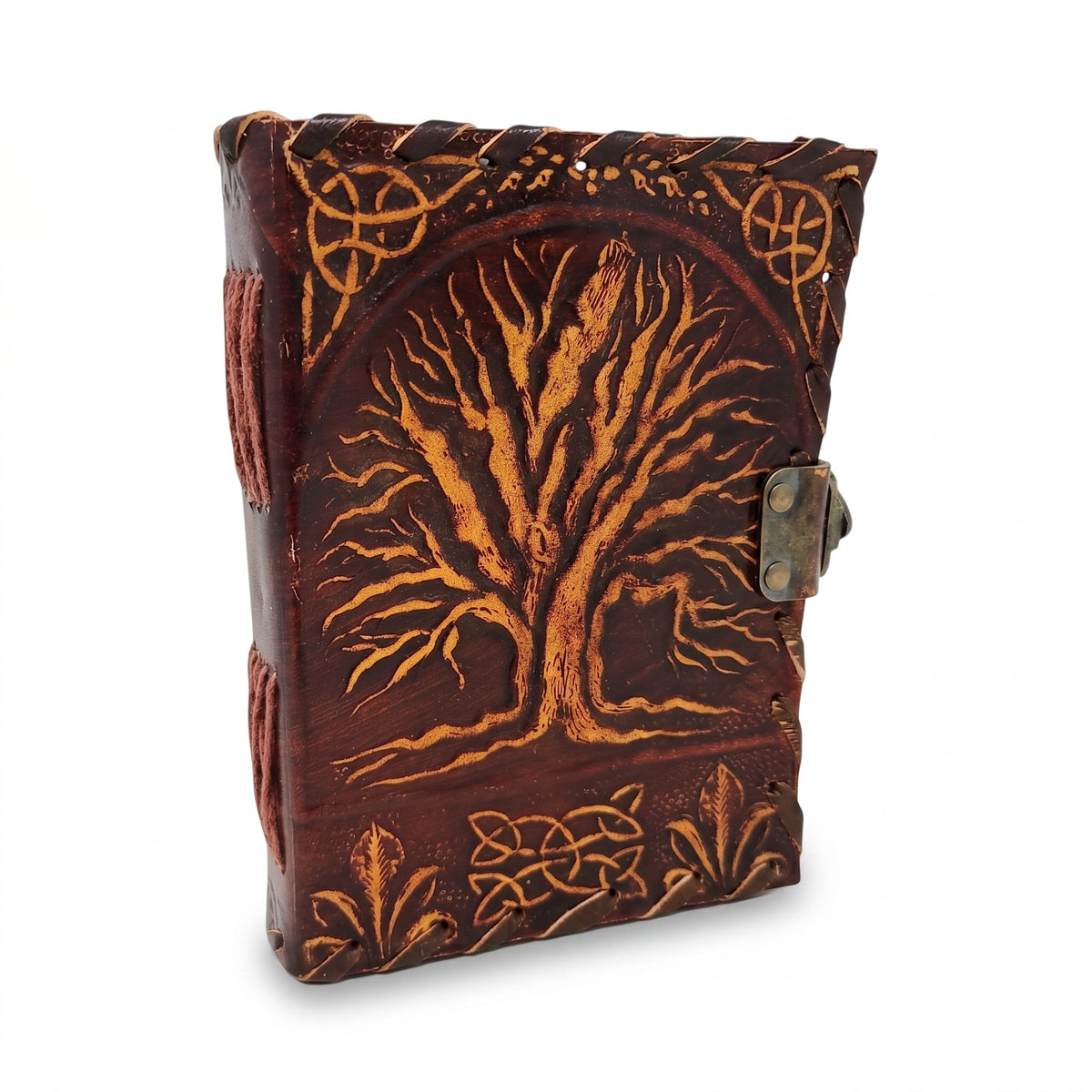 Embossed Tree of Life Leather Journal