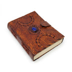 Lapis Leather Woven Journal