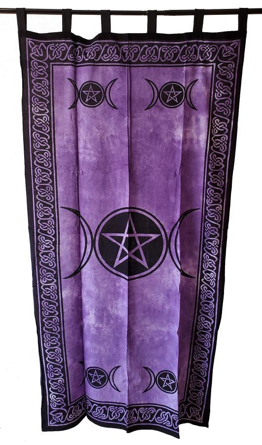 Triple Moon Cotton Curtain 44" x 88"
